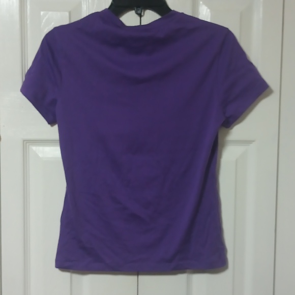 Theory Tiny Tee 2 Apex Tee In Bright Peony - Picture 5 of 8